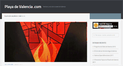 Desktop Screenshot of playadevalencia.com
